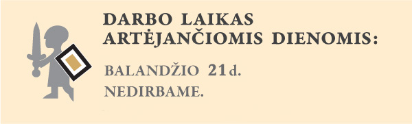 Darbo laikas per Velykas